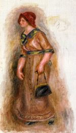 Ренуар Женщина с сумкой 1906г